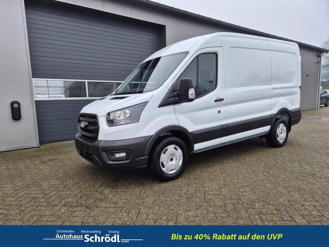 Ford Transit - L2H2 2.0 EcoBlue 130PS Trend 3,5t 2-Sitzer AHK Sitzheizung Lenkradheizung Frontscheibe beheizb. Klimaautomatik PDC v+h Rückf.Kamera Bluetooth DAB Apple CarPlay Android Auto Tempomat Ganzj.Reifen