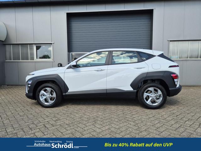 Hyundai KONA - Select 1.6 GDI 129PS Hybrid Automatik MY2025 Voll-LED Klimaautomatik Navi Rückf.Kamera PDC v+h 12,3"-Touchscreen DAB+ Apple CarPlay Android Auto Tempomat 16-LM