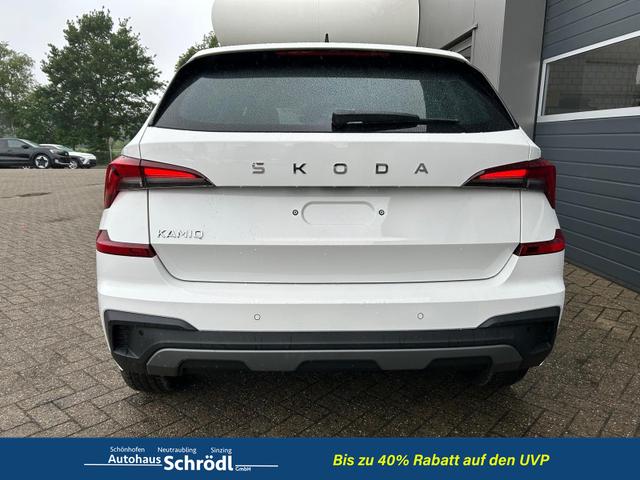 Skoda Kamiq 1.0 TSI 115PS DSG Selection Matrix-LED Sitzheizung Garantieverl&auml;ngerung Klimaautomatik Parksensoren Skoda-Radio drahtlos Apple CarPlay + Android Auto Digital Cockpit Tempomat abg.Scheiben 