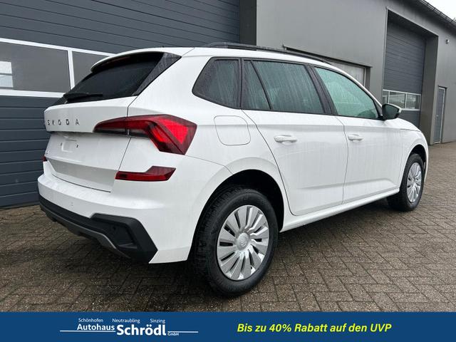 Skoda Kamiq 1.0 TSI 115PS DSG Selection Matrix-LED Sitzheizung Garantieverl&auml;ngerung Klimaautomatik Parksensoren Skoda-Radio drahtlos Apple CarPlay + Android Auto Digital Cockpit Tempomat abg.Scheiben 