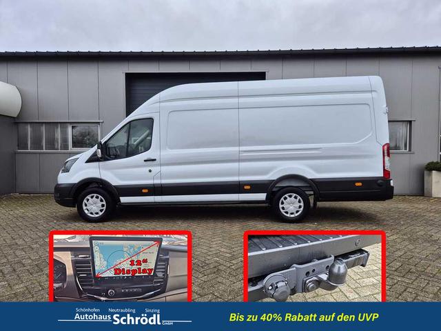 Ford Transit - 350 L4H3 2.0 EcoBlue 130PS Trend Heckantrieb 3,5t 2-Sitzer AHK Sitzheizung Frontscheibe beheizb. Klimaautomatik Navi PDC v+h Bluetooth DAB Apple CarPlay Android Auto Tempomat Ganzj.Reifen