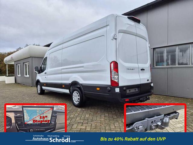 Ford Transit - 350 L4H3 2.0 EcoBlue 130PS Trend Heckantrieb 3,5t 2-Sitzer AHK Sitzheizung Frontscheibe beheizb. Klimaautomatik Navi PDC v+h Bluetooth DAB Apple CarPlay Android Auto Tempomat Ganzj.Reifen