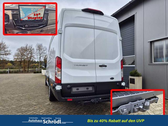 Ford Transit 350 L4H3 2.0 EcoBlue 130PS Trend Heckantrieb 3,5t 2-Sitzer AHK Sitzheizung Frontscheibe beheizb. Klimaautomatik Navi PDC v+h Bluetooth DAB Apple CarPlay Android Auto Tempomat Ganzj.Reifen 