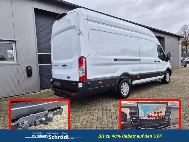 Ford Transit 350 L4H3 2.0 EcoBlue 130PS Trend Heckantrieb 3,5t 2-Sitzer AHK Sitzheizung Frontscheibe beheizb. Klimaautomatik Navi PDC v+h Bluetooth DAB Apple CarPlay Android Auto Tempomat Ganzj.Reifen 