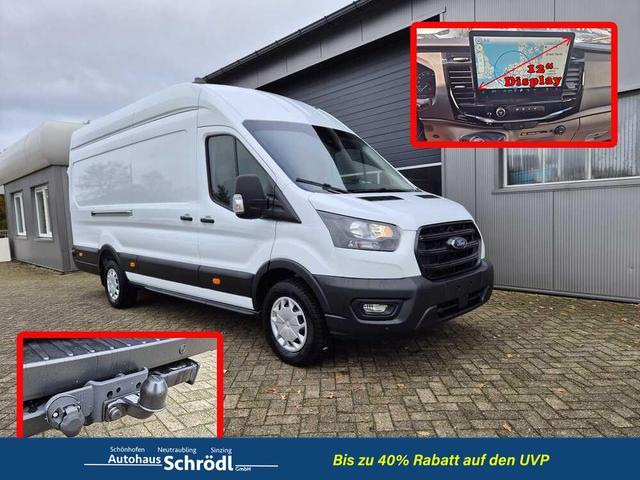 Ford Transit - 350 L4H3 2.0 EcoBlue 130PS Trend Heckantrieb 3,5t 2-Sitzer AHK Sitzheizung Frontscheibe beheizb. Klimaautomatik Navi PDC v+h Bluetooth DAB Apple CarPlay Android Auto Tempomat Ganzj.Reifen