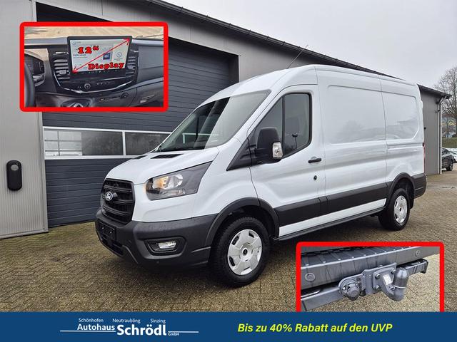 Ford Transit - L2H2 2.0 EcoBlue 165PS Trend Heckantrieb 3,5t 2-Sitzer AHK Sitzheizung Lenkradheizung Frontscheibe beheizb. Klimaautomatik PDC v+h Rückf.Kamera Bluetooth DAB Apple CarPlay Android Auto Tempomat Ganzj.Reifen