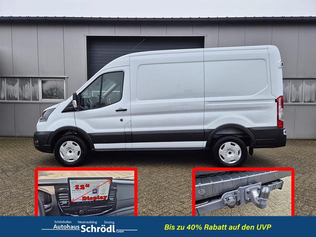 Ford Transit L2H2 2.0 EcoBlue 165PS Trend Heckantrieb 3,5t 2-Sitzer AHK Sitzheizung Lenkradheizung Frontscheibe beheizb. Klimaautomatik PDC v+h Rückf.Kamera Bluetooth DAB Apple CarPlay Android Auto Tempomat Ganzj.Reifen 