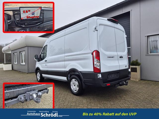 Ford Transit L2H2 2.0 EcoBlue 165PS Trend Heckantrieb 3,5t 2-Sitzer AHK Sitzheizung Lenkradheizung Frontscheibe beheizb. Klimaautomatik PDC v+h Rückf.Kamera Bluetooth DAB Apple CarPlay Android Auto Tempomat Ganzj.Reifen 