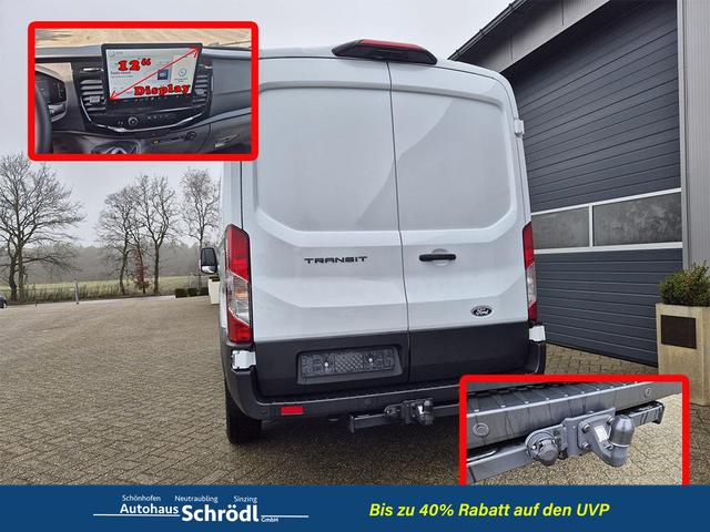 Ford Transit L2H2 2.0 EcoBlue 165PS Trend Heckantrieb 3,5t 2-Sitzer AHK Sitzheizung Lenkradheizung Frontscheibe beheizb. Klimaautomatik PDC v+h Rückf.Kamera Bluetooth DAB Apple CarPlay Android Auto Tempomat Ganzj.Reifen 
