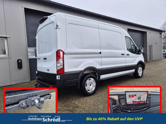 Ford Transit L2H2 2.0 EcoBlue 165PS Trend Heckantrieb 3,5t 2-Sitzer AHK Sitzheizung Lenkradheizung Frontscheibe beheizb. Klimaautomatik PDC v+h Rückf.Kamera Bluetooth DAB Apple CarPlay Android Auto Tempomat Ganzj.Reifen 