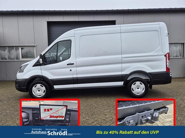 Ford Transit L2H2 2.0 EcoBlue 130PS Trend 3,5t 2-Sitzer AHK Sitzheizung Lenkradheizung Frontscheibe beheizb. Klimaautomatik PDC v+h Rückf.Kamera Bluetooth DAB Apple CarPlay Android Auto Tempomat Ganzj.Reifen 