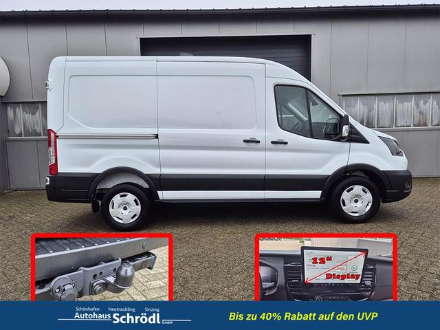 Ford Transit L2H2 2.0 EcoBlue 130PS Trend 3,5t 2-Sitzer AHK Sitzheizung Lenkradheizung Frontscheibe beheizb. Klimaautomatik PDC v+h Rückf.Kamera Bluetooth DAB Apple CarPlay Android Auto Tempomat Ganzj.Reifen 