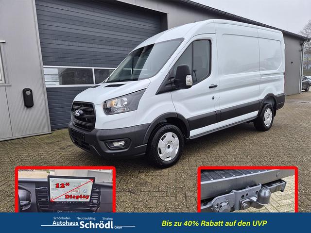 Ford Transit - L2H2 2.0 EcoBlue 130PS Trend 3,5t 3-Sitzer AHK Sitzheizung Lenkradheizung Frontscheibe beheizb. Klimaautomatik Bluetooth DAB Apple CarPlay Android Auto PDC v+h Rückf.Kamera Tempomat
