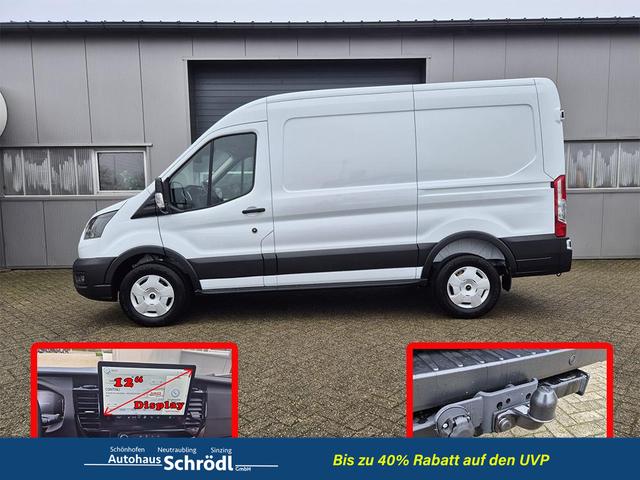 Ford Transit L2H2 2.0 EcoBlue 130PS Trend 3,5t 3-Sitzer AHK Sitzheizung Lenkradheizung Frontscheibe beheizb. Klimaautomatik Bluetooth DAB Apple CarPlay Android Auto PDC v+h Rückf.Kamera Tempomat 