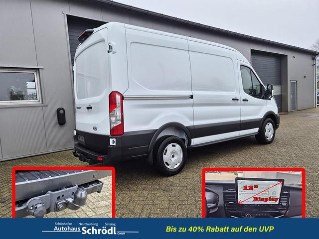 Ford Transit - L2H2 2.0 EcoBlue 130PS Trend 3,5t 3-Sitzer AHK Sitzheizung Lenkradheizung Frontscheibe beheizb. Klimaautomatik PDC v+h Rückf.Kamera Bluetooth DAB Apple CarPlay Android Auto Tempomat Ganzj.Reifen
