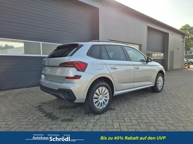 Skoda Kamiq 1.0 TSI 115PS DSG Selection Matrix-LED Sitzheizung Garantieverl&auml;ngerung Klimaautomatik Parksensoren Skoda-Radio drahtlos Apple CarPlay + Android Auto Digital Cockpit Tempomat abg.Scheiben 