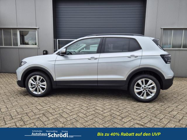 Volkswagen T-Cross 1.0 TSI 116PS DSG Life LED-Matrix-Scheinwerfer Klimaautomatik Sitzheizung PDC R&uuml;ckf.Kamera 17-LM abged.Scheiben 2xKeyless DAB+ Bluetooth Touchscreen Apple CarPlay Android Auto 