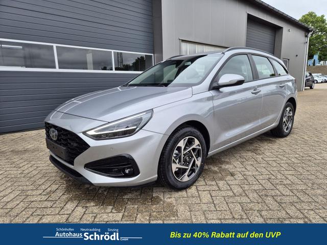 Hyundai i30 Kombi - 1.0 T-GDI 100PS Automatik AbstandsTempomat Toter-Winkel-Assistent Sitzheizung Lenkradheizung Klimaautomatik Navi 10,25"-Touchscreen DAB+ wireless Apple CarPlay + Android Auto PDC v+h Rückf.Kamera 16-LM