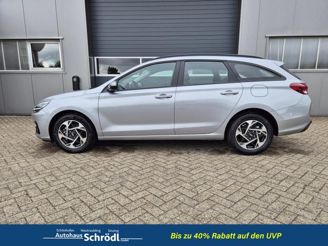 Hyundai i30 Kombi - 1.0 T-GDI 100PS Automatik AbstandsTempomat Toter-Winkel-Assistent Sitzheizung Lenkradheizung Klimaautomatik Navi 10,25"-Touchscreen DAB+ wireless Apple CarPlay + Android Auto PDC v+h Rückf.Kamera 16-LM