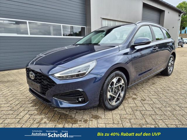 Hyundai i30 Kombi - 1.0 T-GDI 100PS Automatik AbstandsTempomat Toter-Winkel-Assistent Sitzheizung Lenkradheizung Klimaautomatik Navi 10,25"-Touchscreen DAB+ wireless Apple CarPlay + Android Auto PDC v+h Rückf.Kamera 16-LM