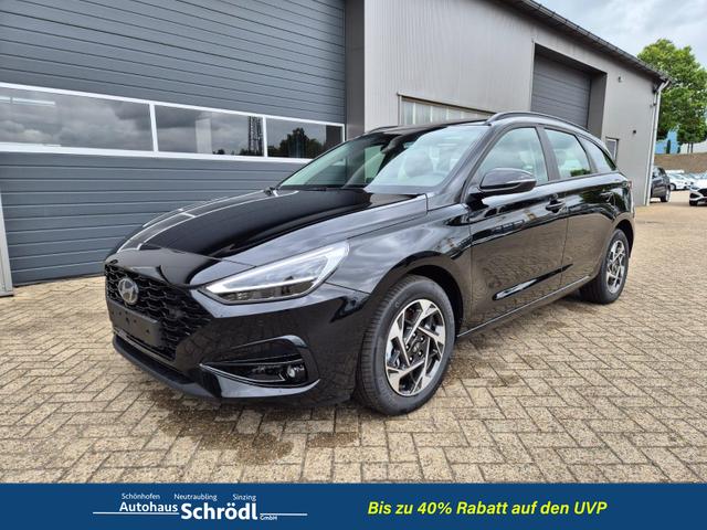 Hyundai i30 Kombi - 1.0 T-GDI 100PS Automatik AbstandsTempomat Toter-Winkel-Assistent Sitzheizung Lenkradheizung Klimaautomatik Navi 10,25"-Touchscreen DAB+ wireless Apple CarPlay + Android Auto PDC v+h Rückf.Kamera 16-LM