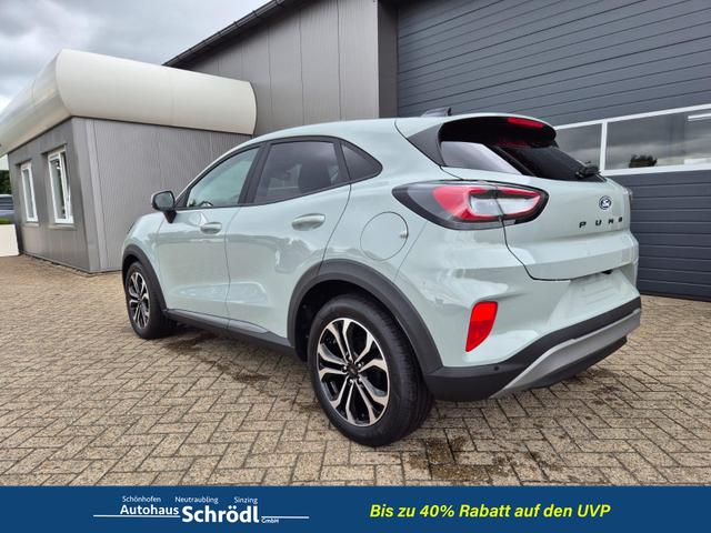 Ford Puma - Titanium 1.0 EcoBoost Hybrid 125PS Klimaautomatik Sitzheizung Lenkradheizung Frontscheibe beheizb. LED-Scheinwerfer Ford-Navi SYNC4 Bluetooth Apple CarPlay Android Auto PDC v+h 17-LM