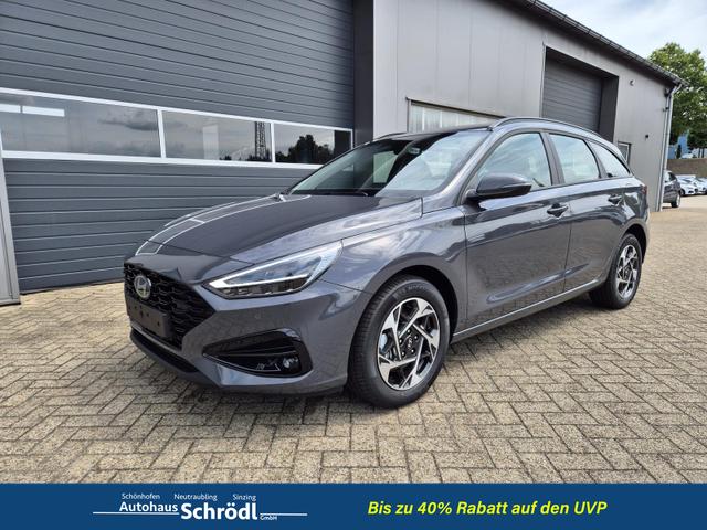 Hyundai i30 Kombi - 1.0 T-GDI 100PS Automatik AbstandsTempomat Toter-Winkel-Assistent Sitzheizung Lenkradheizung Klimaautomatik Navi 10,25"-Touchscreen DAB+ wireless Apple CarPlay + Android Auto PDC v+h Rückf.Kamera 16-LM