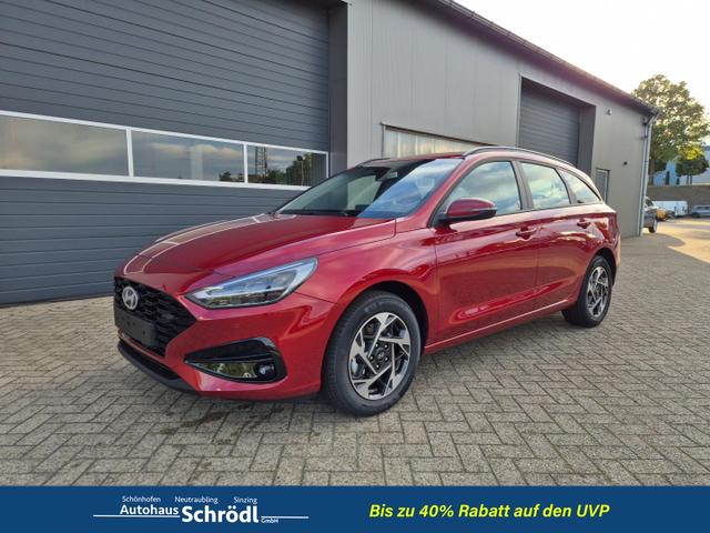 Hyundai i30 Kombi - 1.5 T-GDI 95PS Klimaautomatik Sitzheizung Lenkradheizung ACC Navi Apple CarPlay + Android Auto PDC v+h Rückf.Kamera 16-LM