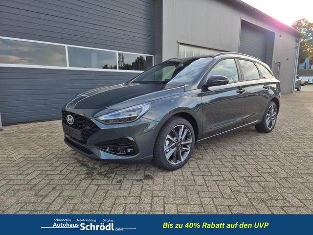 Hyundai i30 Kombi - 1.5 T-GDI 95PS Sitzheizung Lenkradheizung Klimaautomatik ACC Navi Apple CarPlay + Android Auto PDC v+h Rückf.Kamera 17-LM