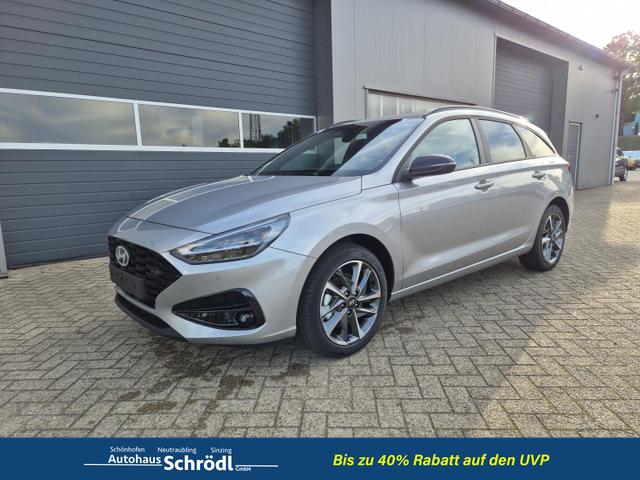 Hyundai i30 Kombi - 1.5 T-GDI 95PS Sitzheizung Lenkradheizung Klimaautomatik ACC Navi Apple CarPlay + Android Auto PDC v+h Rückf.Kamera 17-LM