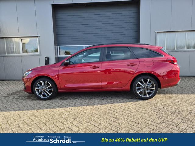 Hyundai i30 Kombi 1.5 T-GDI 95PS Sitzheizung Lenkradheizung Klimaautomatik Tempomat Navi Apple CarPlay + Android Auto PDC v+h Rückf.Kamera 17-LM 