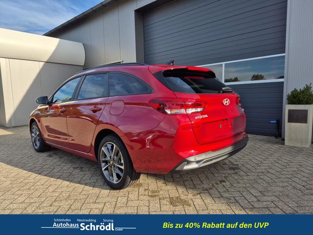 Hyundai i30 Kombi 1.5 T-GDI 95PS Sitzheizung Lenkradheizung Klimaautomatik Tempomat Navi Apple CarPlay + Android Auto PDC v+h Rückf.Kamera 17-LM 
