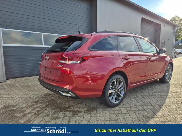 Hyundai i30 Kombi 1.5 T-GDI 95PS Sitzheizung Lenkradheizung Klimaautomatik Tempomat Navi Apple CarPlay + Android Auto PDC v+h Rückf.Kamera 17-LM 
