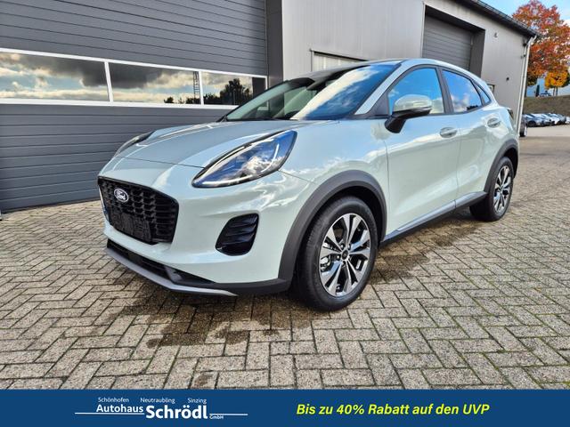 Ford Puma - Titanium 1.0 EcoBoost Hybrid 125PS Automatik Klimaautomatik Sitzheizung Lenkradheizung Frontscheibe beheizb. LED-Scheinwerfer Ford-Navi SYNC4 Bluetooth Apple CarPlay Android Auto PDC v+h 17-LM
