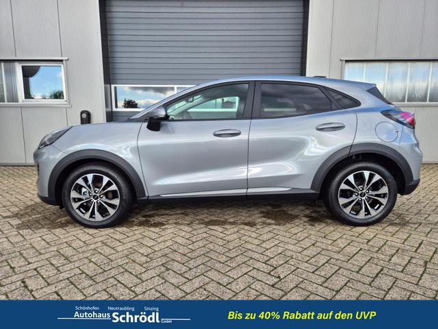 Ford Puma - Titanium 1.0 EcoBoost Hybrid 125PS Automatik Klimaautomatik Sitzheizung Lenkradheizung Frontscheibe beheizb. LED-Scheinwerfer Ford-Navi SYNC4 Bluetooth Apple CarPlay Android Auto PDC v+h 17-LM