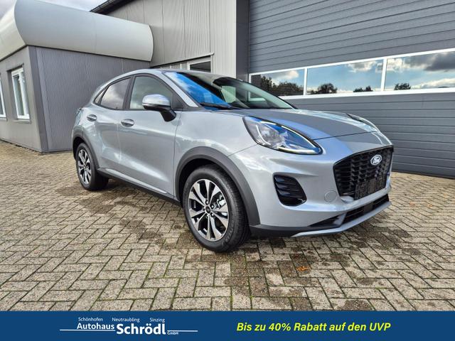 Ford Puma - Titanium 1.0 EcoBoost Hybrid 125PS Automatik Klimaautomatik Sitzheizung Lenkradheizung Frontscheibe beheizb. LED-Scheinwerfer Ford-Navi SYNC4 Bluetooth Apple CarPlay Android Auto PDC v+h 17-LM