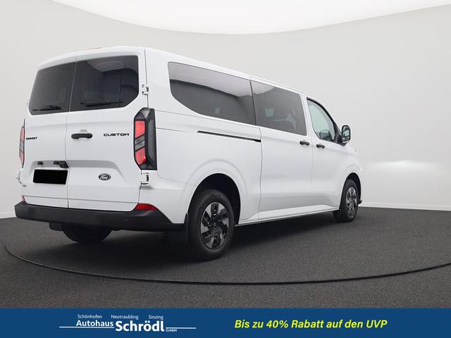 Ford Transit Custom Kombi 9-Sitzer L2 2.5 Duratec PHEV 233PS Automatik Trend 3,4t Klimaautomatik Frontscheibe beheizb. Rückf.kamera PDC v+h Tempomat Navi Bluetooth Touchscreen Apple CarPlay Android Auto Ganzj.Reifen 