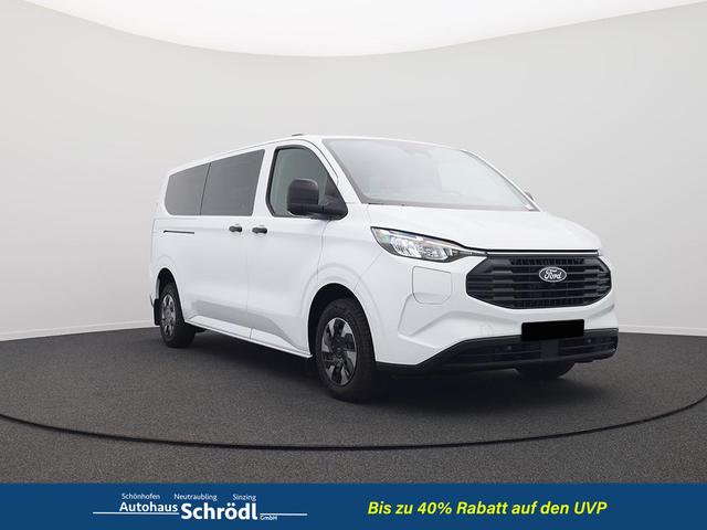 Ford Transit Custom - Kombi 9-Sitzer L2 2.5 Duratec PHEV 233PS Automatik Trend 3,4t Klimaautomatik Frontscheibe beheizb. Rückf.kamera PDC v+h Tempomat Navi Bluetooth Touchscreen Apple CarPlay Android Auto Ganzj.Reifen