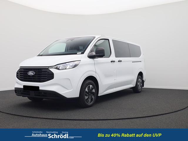Ford Transit Custom - Kombi 9-Sitzer L2 2.5 Duratec PHEV 233PS Automatik Trend 3,4t Klimaautomatik Frontscheibe beheizb. Rückf.kamera PDC v+h Tempomat Navi Bluetooth Touchscreen Apple CarPlay Android Auto Ganzj.Reifen