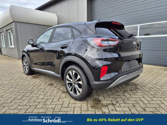 Ford Puma Titanium 1.0 EcoBoost Hybrid 125PS Automatik Klimaautomatik Sitzheizung Lenkradheizung Frontscheibe beheizb. LED-Scheinwerfer Ford-Navi SYNC4 Bluetooth Apple CarPlay Android Auto PDC 17-LM 