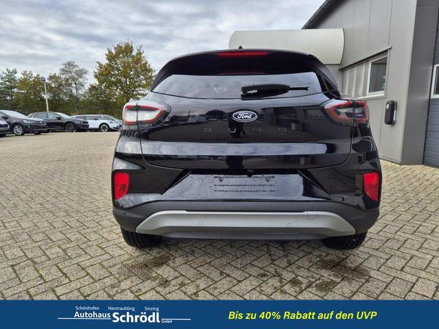 Ford Puma Titanium 1.0 EcoBoost Hybrid 125PS Automatik Klimaautomatik Sitzheizung Lenkradheizung Frontscheibe beheizb. LED-Scheinwerfer Ford-Navi SYNC4 Bluetooth Apple CarPlay Android Auto PDC 17-LM 