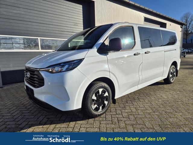 Ford Transit Custom - Kombi 9-Sitzer L2 2.5 Duratec PHEV 233PS Automatik Trend 3,4t Klimaautomatik Frontscheibe beheizb. Rückf.kamera PDC v+h Tempomat Navi Bluetooth Touchscreen Apple CarPlay Android Auto Ganzj.Reifen