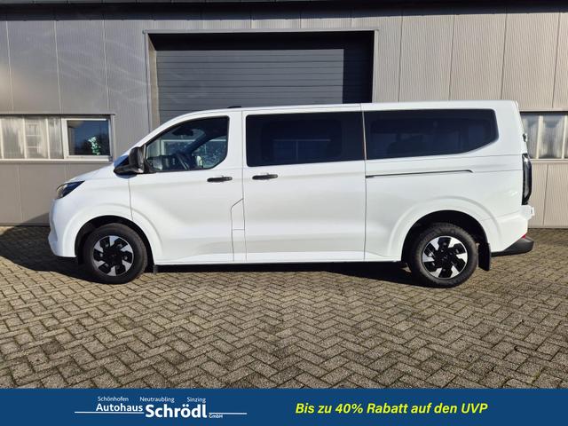 Ford Transit Custom - Kombi 9-Sitzer L2 2.5 Duratec PHEV 233PS Automatik Trend 3,4t Klimaautomatik Frontscheibe beheizb. Rückf.kamera PDC v+h Tempomat Navi Bluetooth Touchscreen Apple CarPlay Android Auto Ganzj.Reifen