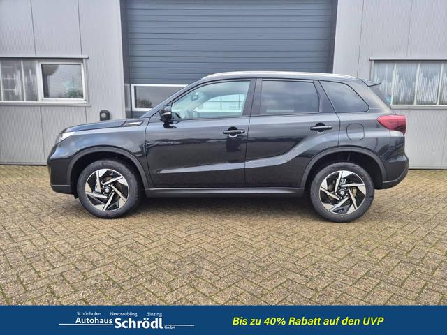 Suzuki Vitara Comfort+ 110PS Automatik MHEV 4x4 ALLGRIP 1.4 Boosterjet Teilleder Navi Klimaautomatik Sitzheizung ACC PDC v+h R&uuml;ckf.Kamera Suzuki-Radio Apple CarPlay Android Auto Touchscreen 2xKeyless 17-LM 