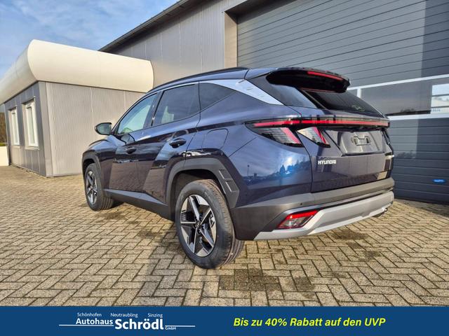 Hyundai TUCSON Trend 1.6 T-GDI 150PS Automatik TZ 2026 Teil-Leder Sitzheizung v+h Lenkradheizung Klimaautomatik Navi Touchscreen DAB+ Apple CarPlay + Android Auto PDC R&uuml;ckf.-Kamera Matrix-LED-Scheinw. 
