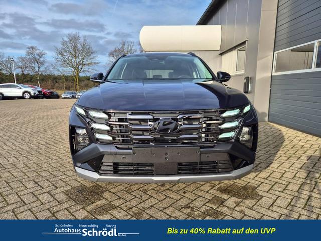 Hyundai TUCSON Trend 1.6 T-GDI 150PS Automatik TZ 2026 Teil-Leder Sitzheizung v+h Lenkradheizung Klimaautomatik Navi Touchscreen DAB+ Apple CarPlay + Android Auto PDC R&uuml;ckf.-Kamera Matrix-LED-Scheinw. 