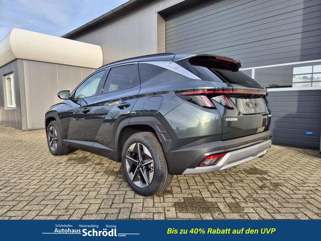 Hyundai TUCSON Trend 1.6 T-GDI 150PS Automatik TZ 2026 Teil-Leder Sitzheizung v+h Lenkradheizung Klimaautomatik Navi Touchscreen DAB+ Apple CarPlay + Android Auto PDC R&uuml;ckf.-Kamera Matrix-LED-Scheinw. 