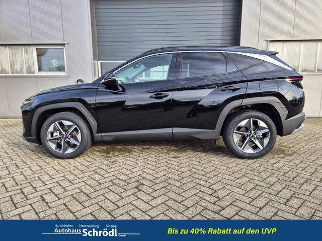 Hyundai TUCSON Trend 1.6 T-GDI 150PS Automatik TZ 2026 Teil-Leder Sitzheizung v+h Lenkradheizung Klimaautomatik Navi Touchscreen DAB+ Apple CarPlay + Android Auto PDC R&uuml;ckf.-Kamera Matrix-LED-Scheinw. 