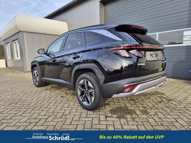 Hyundai TUCSON Trend 1.6 T-GDI 150PS Automatik TZ 2026 Teil-Leder Sitzheizung v+h Lenkradheizung Klimaautomatik Navi Touchscreen DAB+ Apple CarPlay + Android Auto PDC R&uuml;ckf.-Kamera Matrix-LED-Scheinw. 