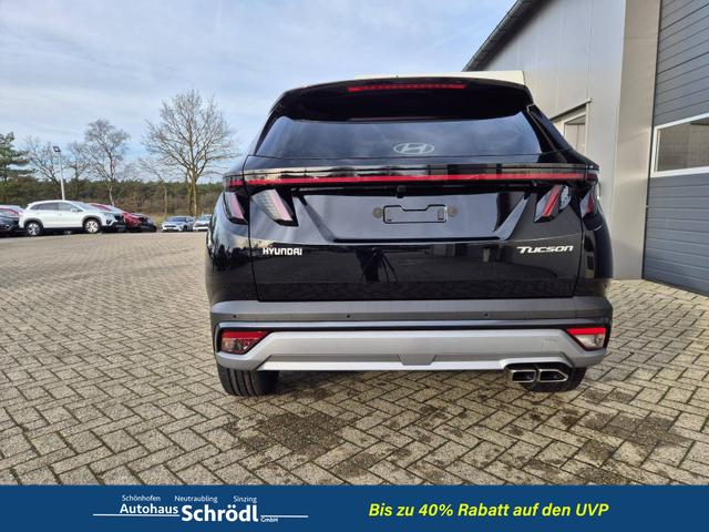 Hyundai TUCSON Trend 1.6 T-GDI 150PS Automatik TZ 2026 Teil-Leder Sitzheizung v+h Lenkradheizung Klimaautomatik Navi Touchscreen DAB+ Apple CarPlay + Android Auto PDC R&uuml;ckf.-Kamera Matrix-LED-Scheinw. 